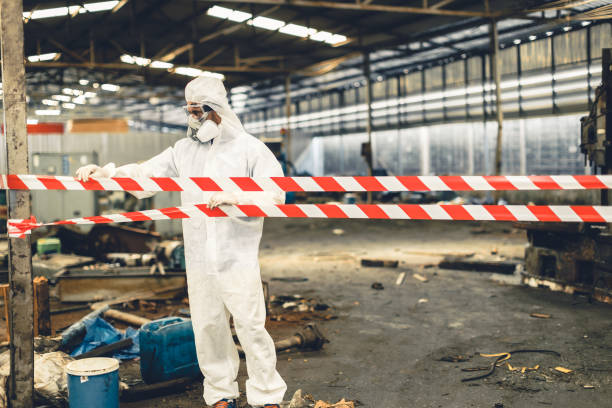 Professional Drug Lab Cleanup technician working in Osceola, WI